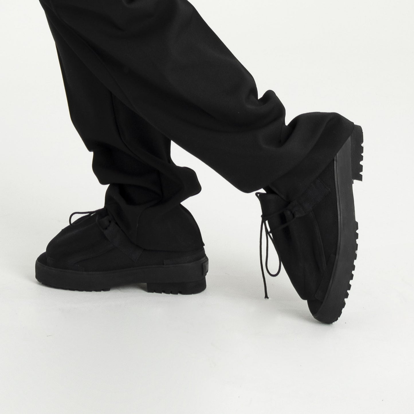 Pleated Loafer Full Black