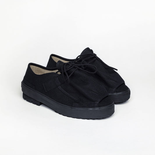 Pleated Loafer Full Black